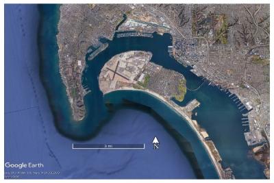 Aerial photo of San Diego Bay